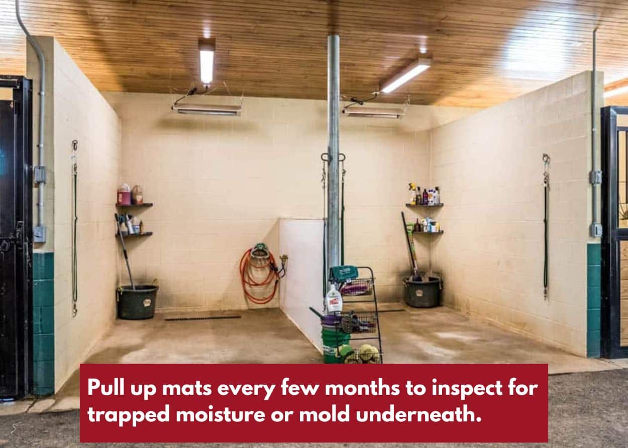 2 - Floor Mats in Horse Barn Maintenance Checklist